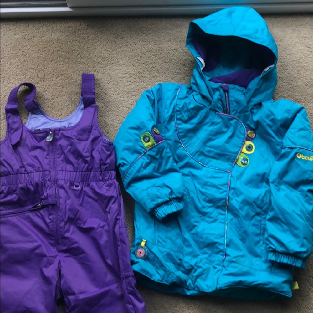 Obermeyer snow combi vest 6yo pant 5yo